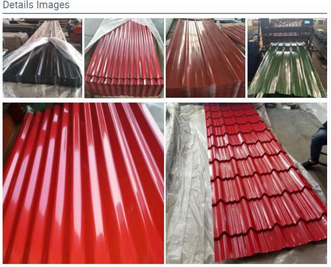 Vorgestrichener Gi/PPGI/PPGL-Farbe beschichtete galvanisiertes Stahldach-Blatt